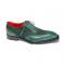 Emilio Franco "Antonio" Green Genuine Italian Suede Leather Lace-Up Dress Shoes.